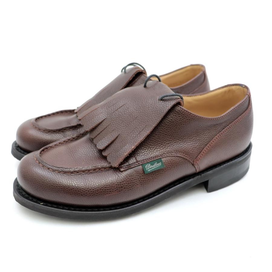 パラブーツ HAVERSACK別注 シャンボード レザーシューズ メンズ 茶 42