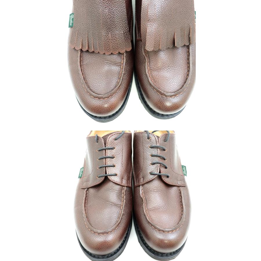 パラブーツ HAVERSACK別注 シャンボード レザーシューズ メンズ 茶 42