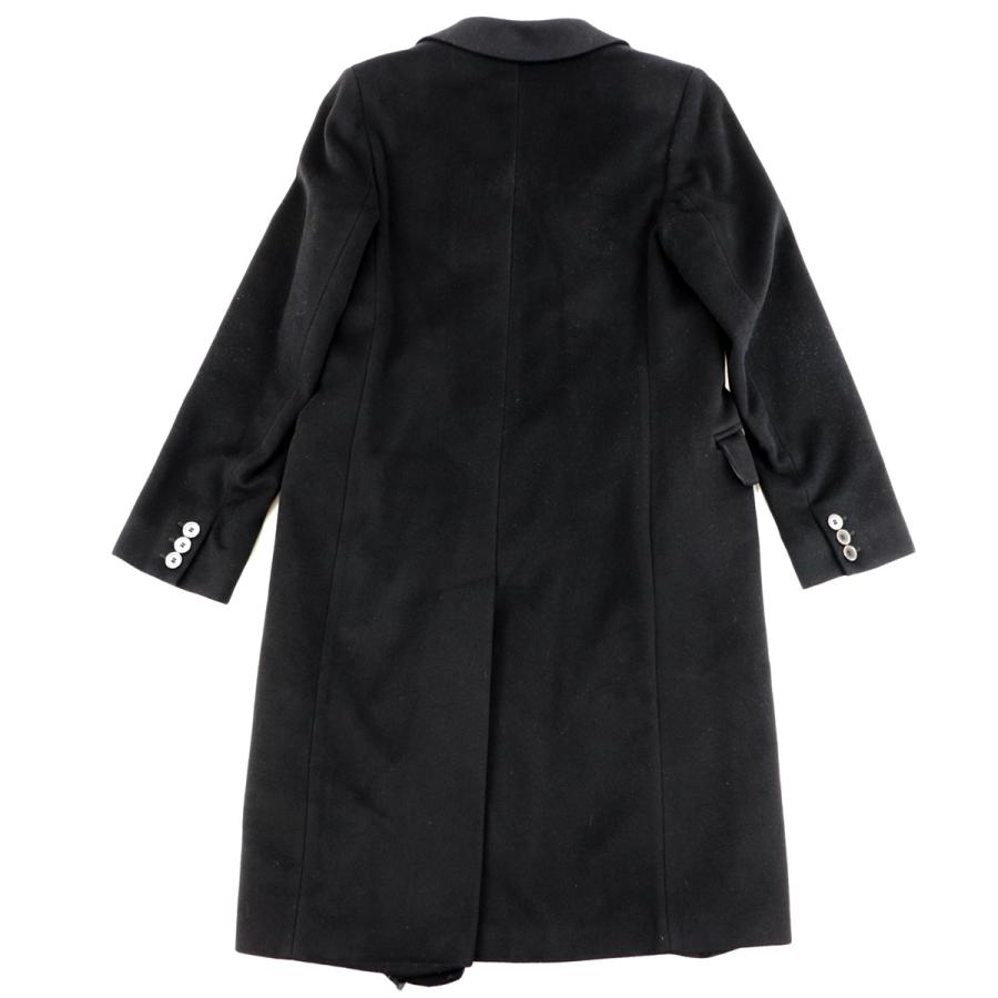 マックスマーラ ウールチェスターコート レディース 黒 40