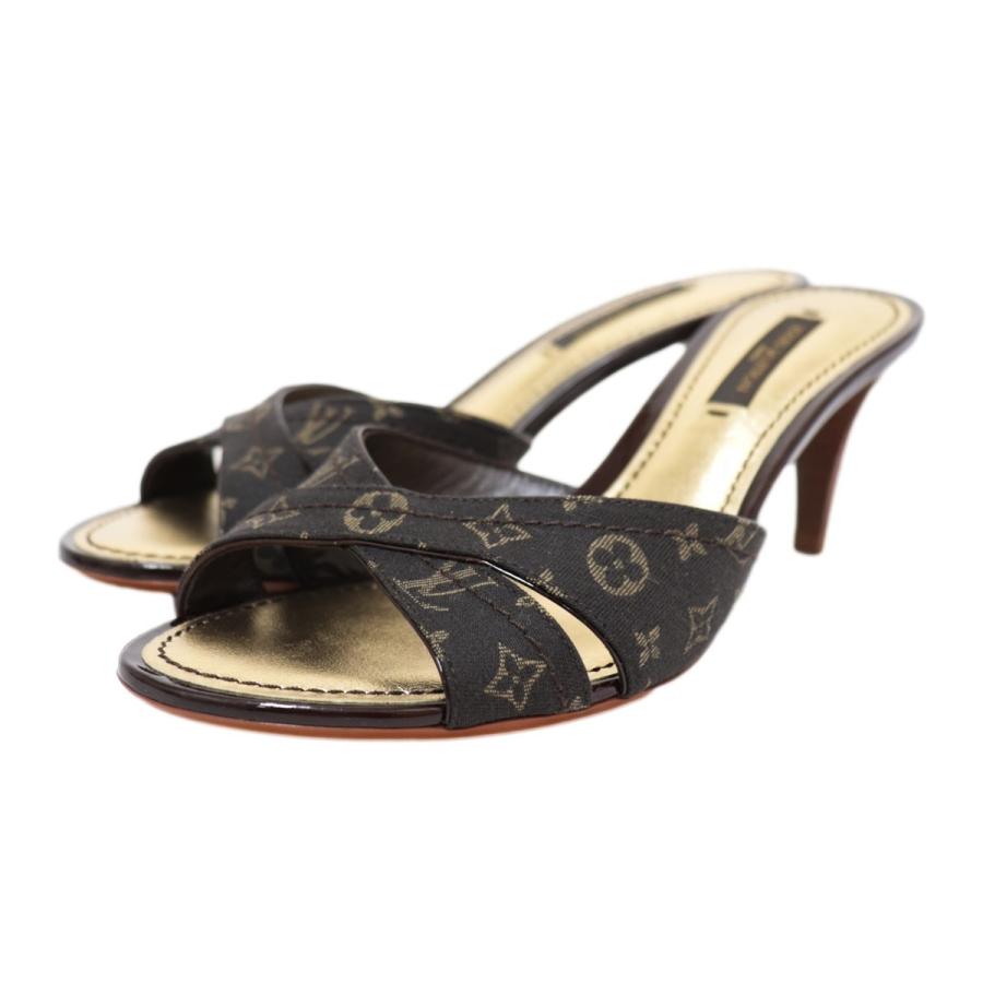 LOUIS VUITTON 未使用 ルイ・ヴィトン モノグラム イディール ミュール  