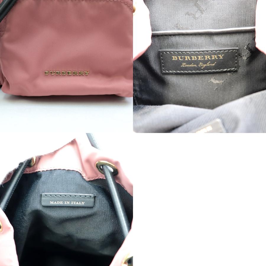 BURBERRY 美品 バーバリー チェーンナイロンリュックサック BURBERRY 美品 バーバリー チェーンナイロンリュックサック