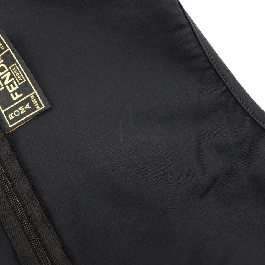 FENDI 美品 フェンディ FFロゴ ジャージーハイネック FENDI 美品 フェンディ FFロゴ ジャージーハイネック