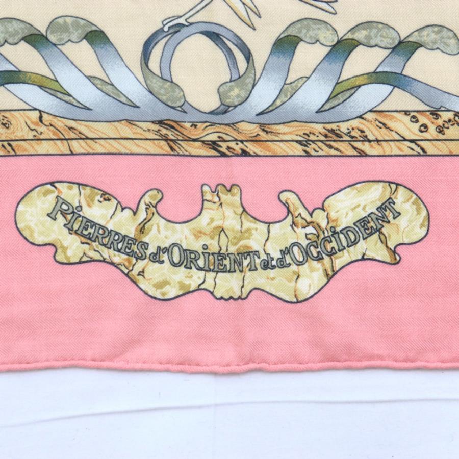 HERMES/エルメス カレ140 東洋の石と西洋の石細工 スカーフ j_188 HERMES/エルメス カレ140 東洋の石と西洋の石細工 スカーフ j_188