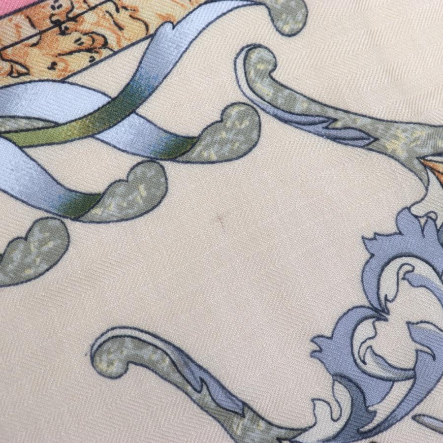 HERMES/エルメス カレ140 東洋の石と西洋の石細工 スカーフ j_188 HERMES/エルメス カレ140 東洋の石と西洋の石細工 スカーフ