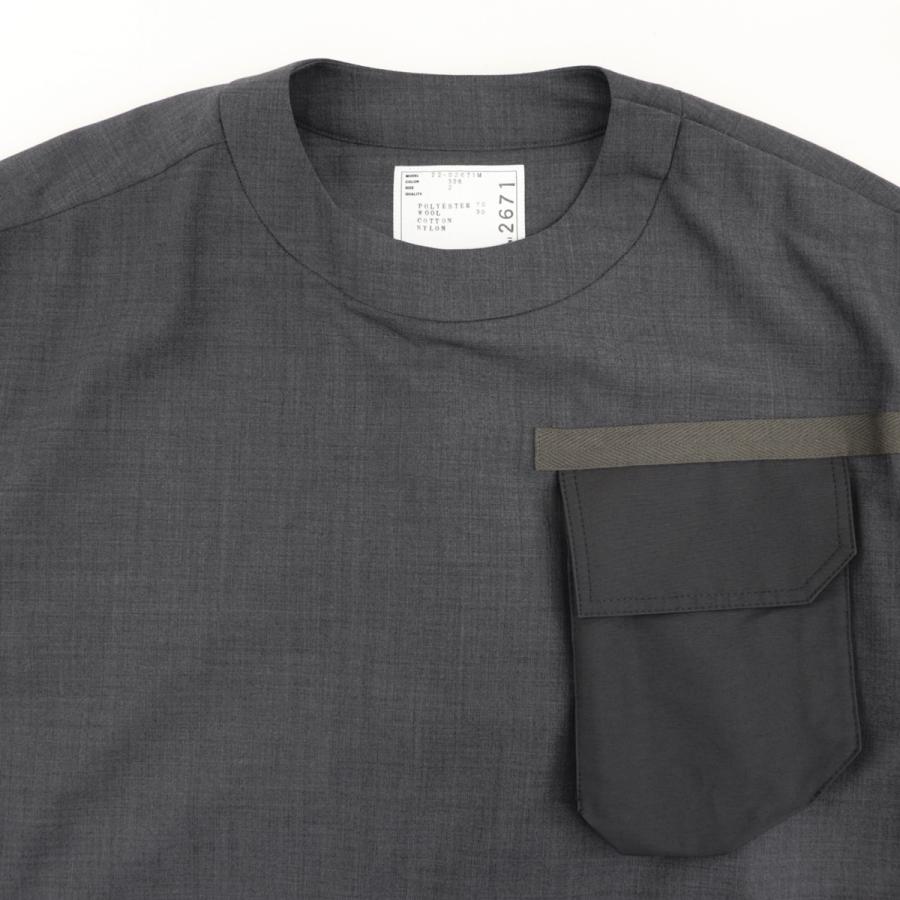sacai 未使用 サカイ 22SS Suiting Mix Pullover スーチングプル sacai 未使用 サカイ 22SS Suiting Mix Pullover スーチングプル