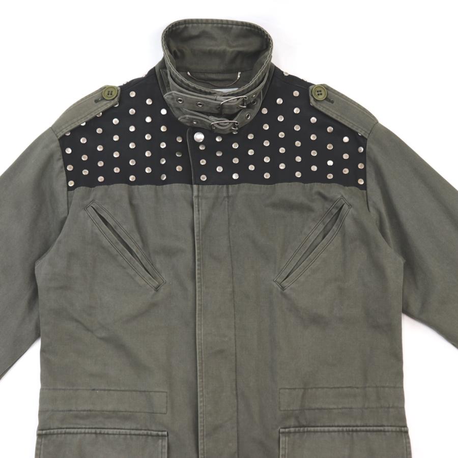 Saint Laurent スタッズ付きミリタリージャケット Saint Laurent スタッズ付きミリタリージャケット