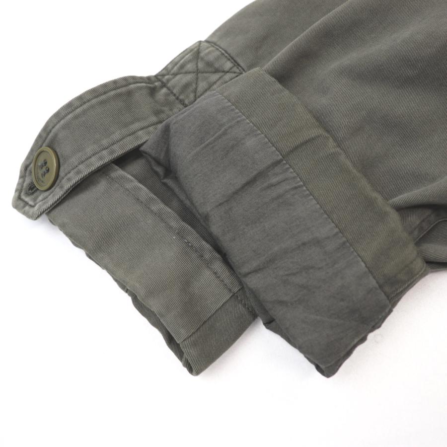 サンローランパリ 14AW レザースタッズ切替 ミリタリー