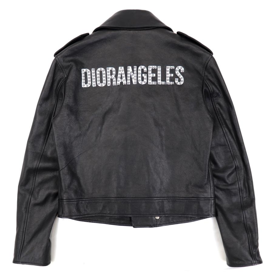 美品 クリスチャンディオール 18SS DIORANGELES ゴートレザー