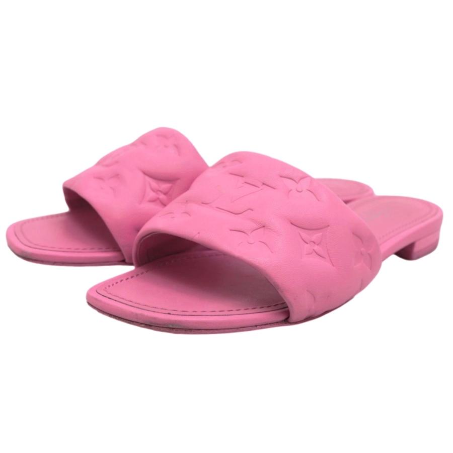 ルイ・ヴィトン LOUIS VUITTON サンダル ピンク ミュール ルイヴィトンミュール.サンダルピンクLOUISVUITTON