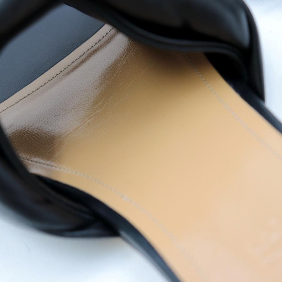 LOEWE 美品 ロエベ アナグラム パデッド レザーミュール LOEWE 美品 ロエベ アナグラム パデッド レザーミュール