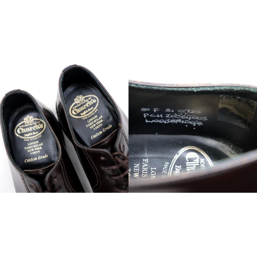 Church's 美品 チャーチ ウッドブリッジ プレーントゥ レザー Church's 美品 チャーチ ウッドブリッジ プレーントゥ レザー
