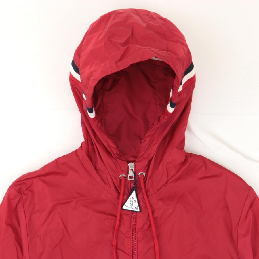MONCLER 未使用 モンクレール GRIMPEURS フーデッドブルゾン メンズ 赤