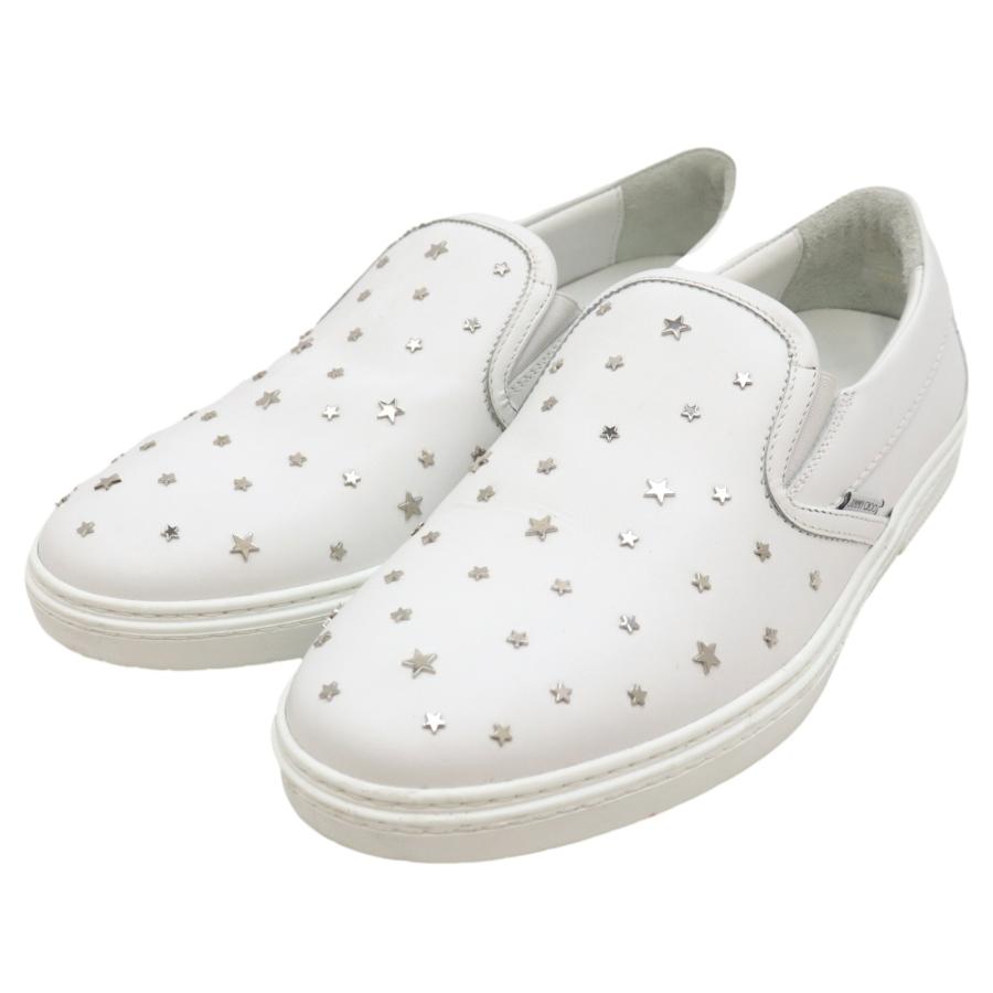 【美品】JIMMY CHOO メンズ サンダル 白 星 スター ジミーチュウ 美品】JIMMY CHOO メンズ サンダル 白 星 スター ジミーチュウ