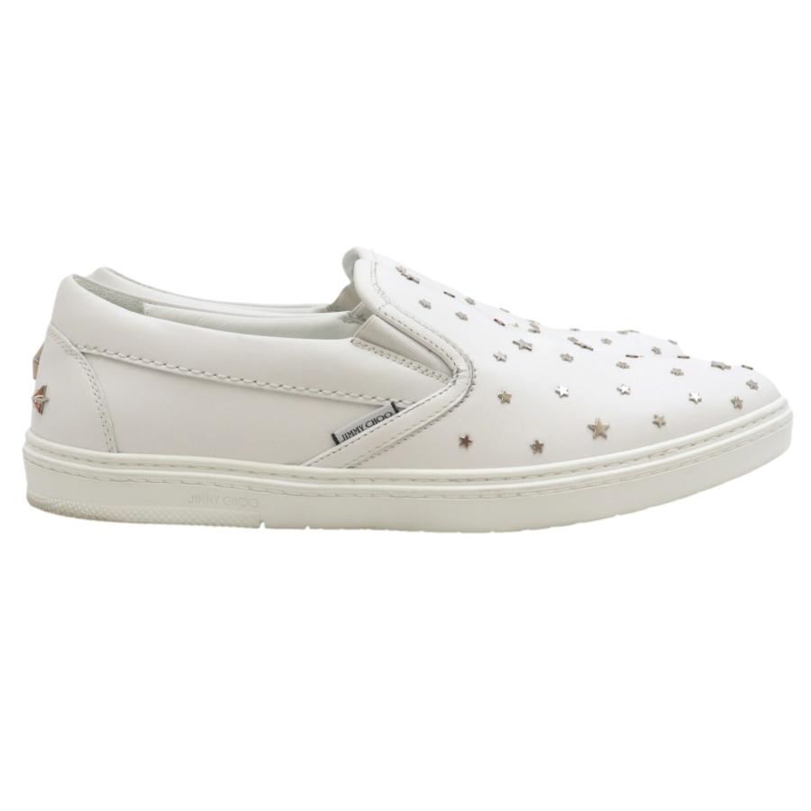 【美品】JIMMY CHOO メンズ サンダル 白 星 スター ジミーチュウ 美品】JIMMY CHOO メンズ サンダル 白 星 スター ジミーチュウ