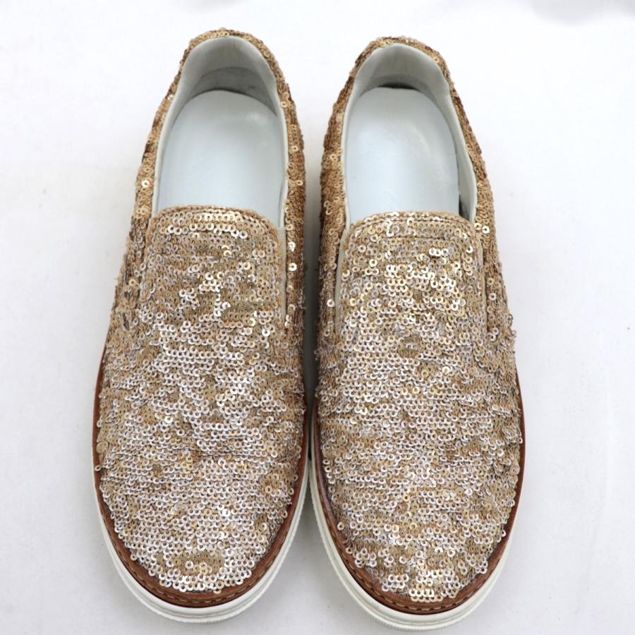 美品 メゾンマルジェラ スパンコール スニーカー メンズ レディス ユニ