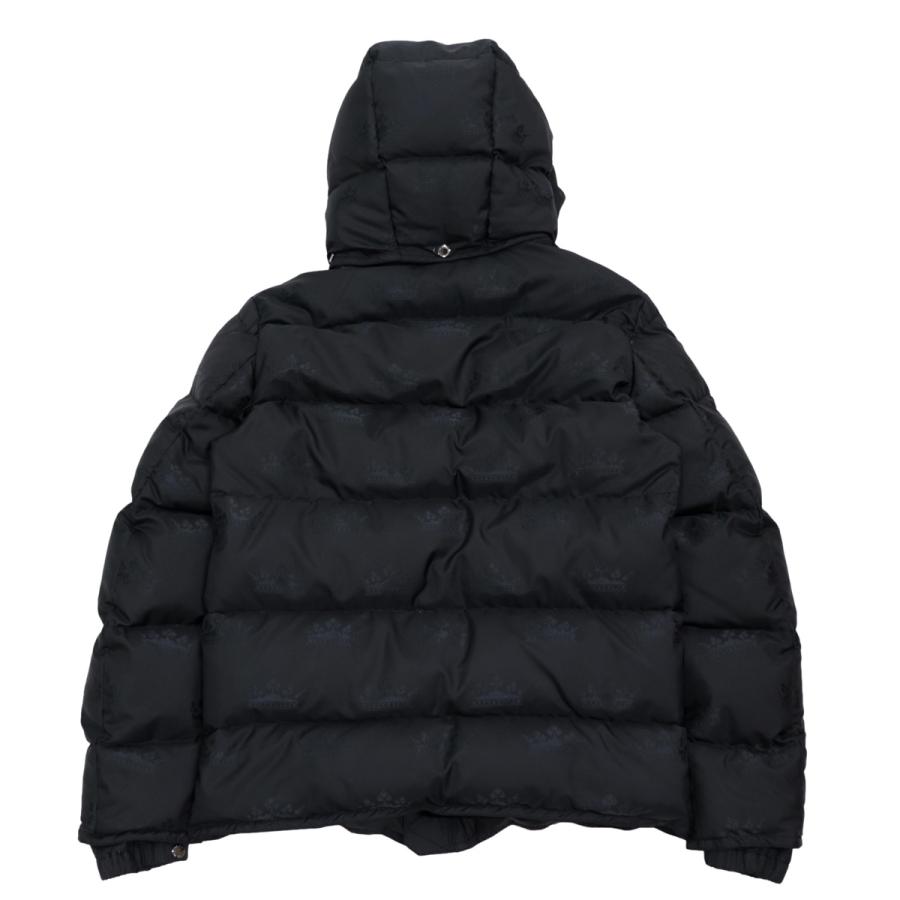 ドルチェアンドガッバーナ クラウン柄 ダウンジャケット メンズ 黒 黒 44 【バイキング】 DOLCE&GABBANA