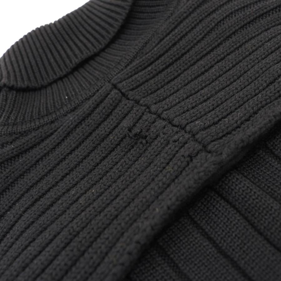 美品 フェンディ リブニット ハイネック セーター メンズ 黒 48 デザインニット FENDI｜opal-shop1｜08