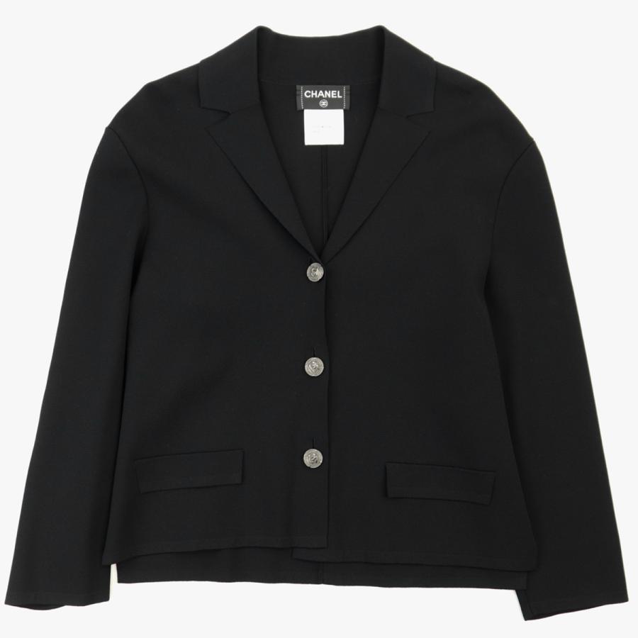CHANEL 新品同様 シャネル P42971 ジャケット ココマーク3ボタン  