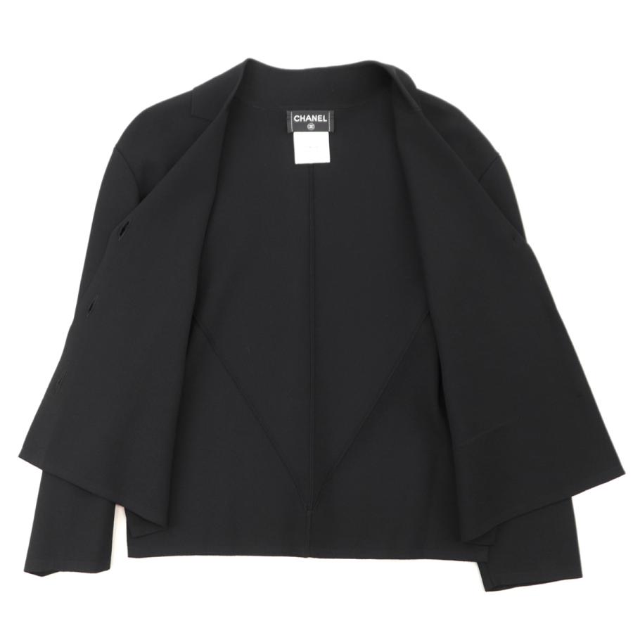 CHANEL 新品同様 シャネル P42971 ジャケット ココマーク3ボタン 