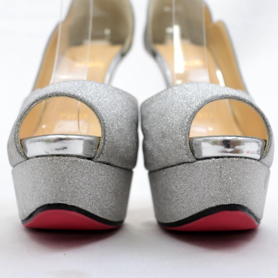 Christian Louboutin クリスチャンルブタン オープントゥ アンクル 