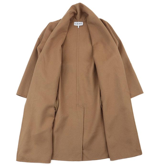 新品同様 ロエベ S359Y01X64 BELTED COAT ウール×カシミヤ 