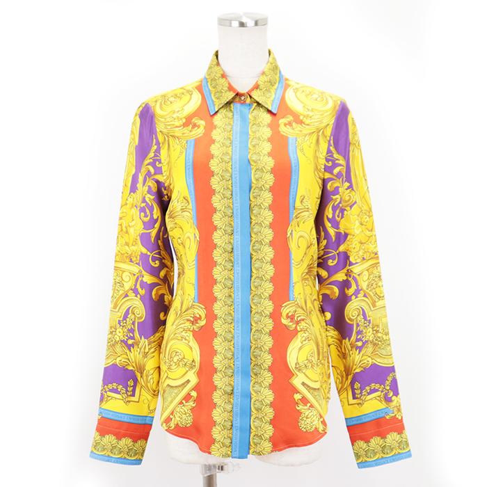 未使用】ヴェルサーチ 1003946 103189 バロック デコール 総柄 