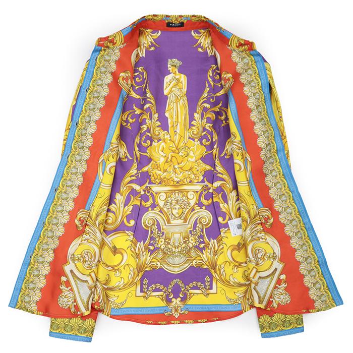 未使用】ヴェルサーチ 1003946 103189 バロック デコール 総柄 