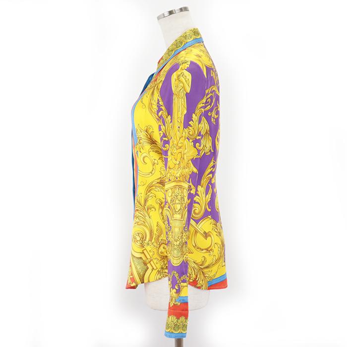 未使用】ヴェルサーチ 1003946 103189 バロック デコール 総柄 