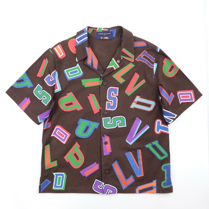 LOUIS VUITTON　半袖シャツ NBAコラボ　Sサイズ　美品 LOUIS VUITTON 【新品同様】 ルイ・ヴィトン ×NBA コラボ 2021年