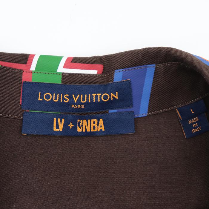 Louis Vuitton NBAバスケットボール Tシャツ 2021 LOUIS VUITTON X NBA EMBROIDERED PATCH T-SHIRT BLACK L – Wylist