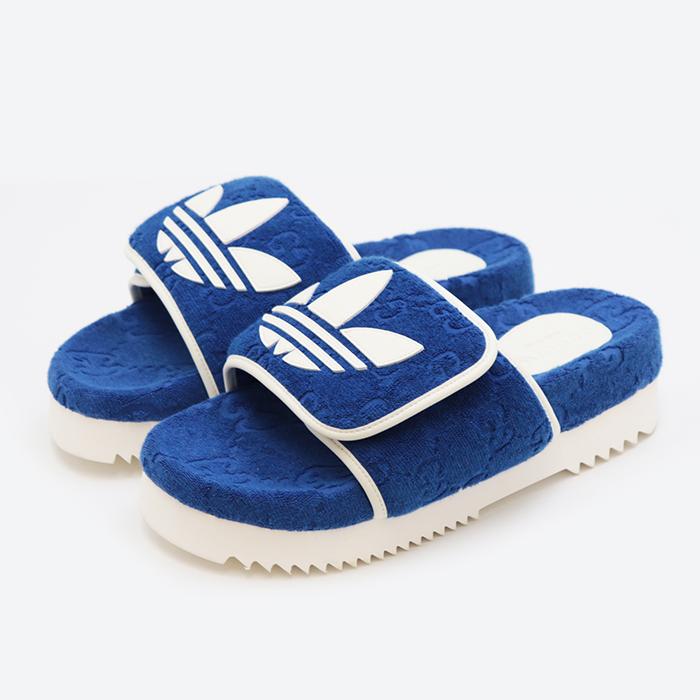 GUCCI 【クリアランスSALE】新品同様 グッチ × adidas コラボ GG ロゴ 
