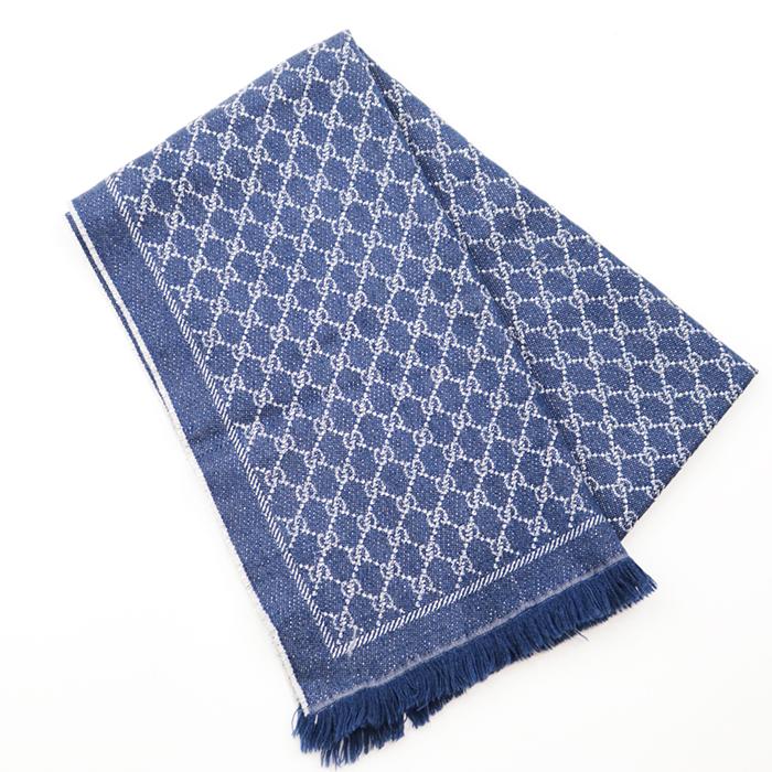 GUCCI グッチ 508313 438460 3G486 GG 総柄 マフラー スカーフ