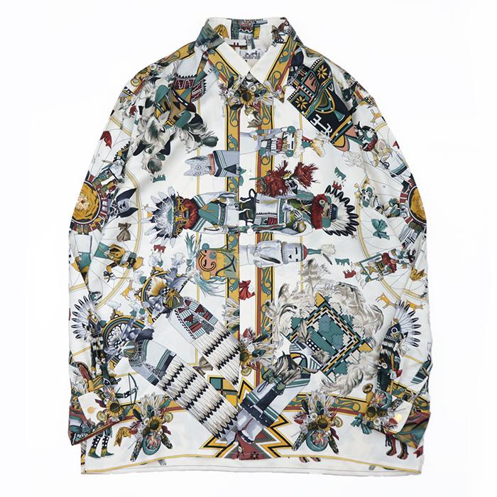 HERMES 【美品】 エルメス ヴィンテージ 90's Kachinas カチナ