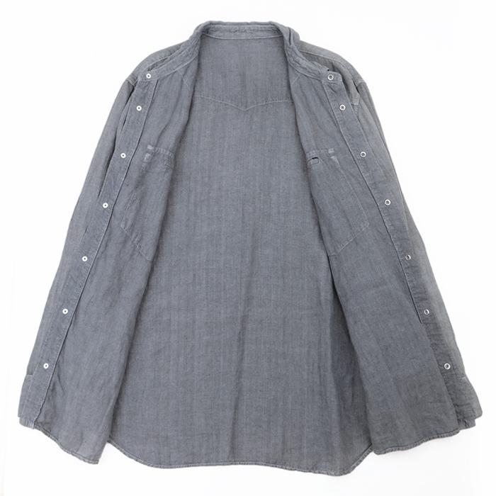 ★XXLサイズ！PorterClassic リネンウエスタンワイドシャツ XXLサイズ！PorterClassic リネンウエスタンワイドシャツ