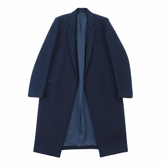 CELINE 　フィービー期 コート ウール メルトン ネイビー CELINE / セリーヌ | by Phoebe Philo フィービー / メルトン