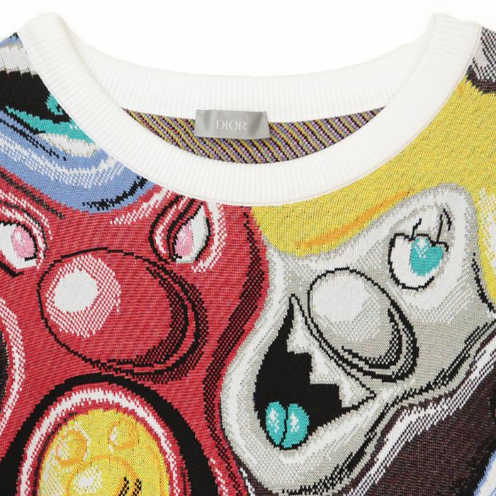 新品同様】Dior ディオール ニット 21AW ケニー スカーフ ジャガード