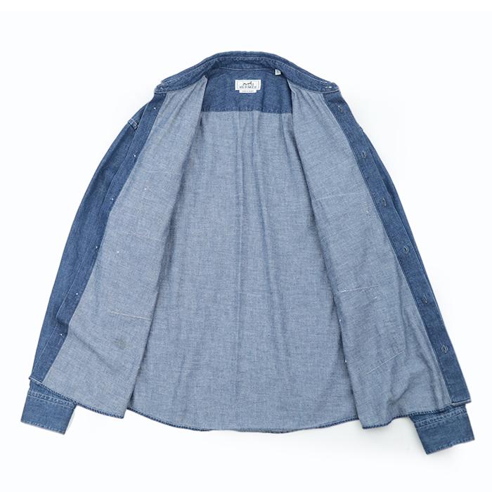 HERMES 【美品】エルメス マルチポケット コットン100% デニム HERMES 【美品】エルメス マルチポケット コットン100% デニム
