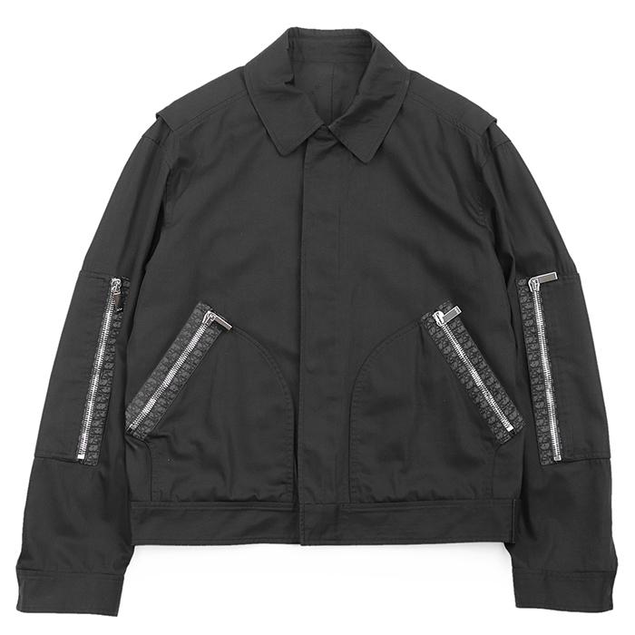 Dior ディオール トロッター ジャケット オブリーク ブルゾン ホワイト 黒 Dior ディオール トロッター ジャケット オブリーク ブルゾン