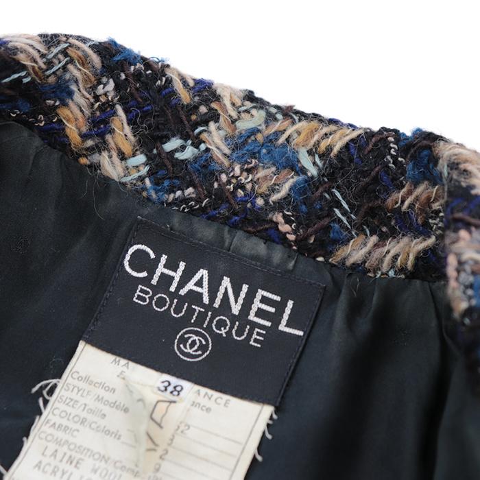 CHANEL シャネル ヴィンテージ D-TK-9064 ツイード ジャケット