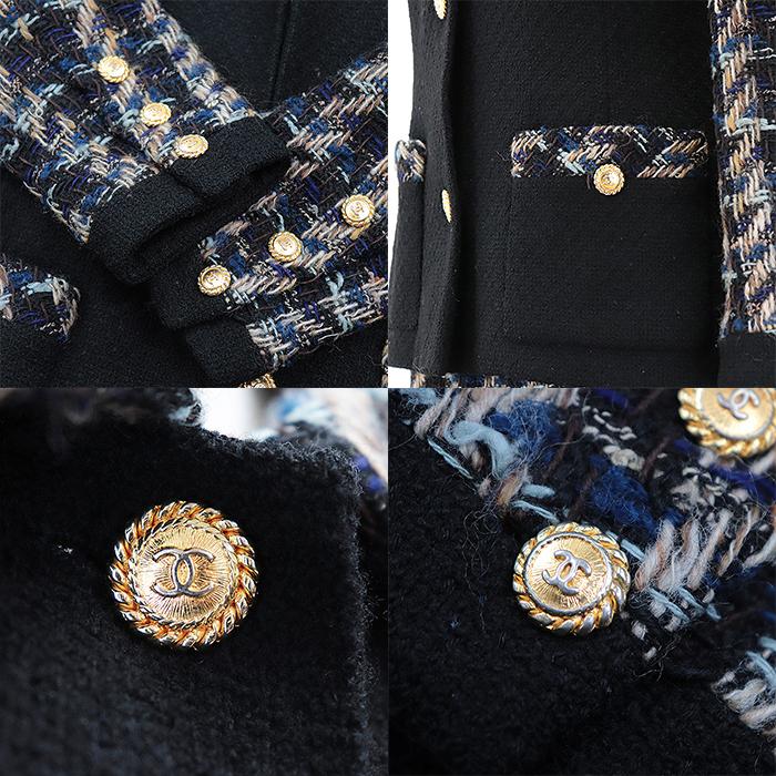 CHANEL シャネル ヴィンテージ D-TK-9064 ツイード ジャケット
