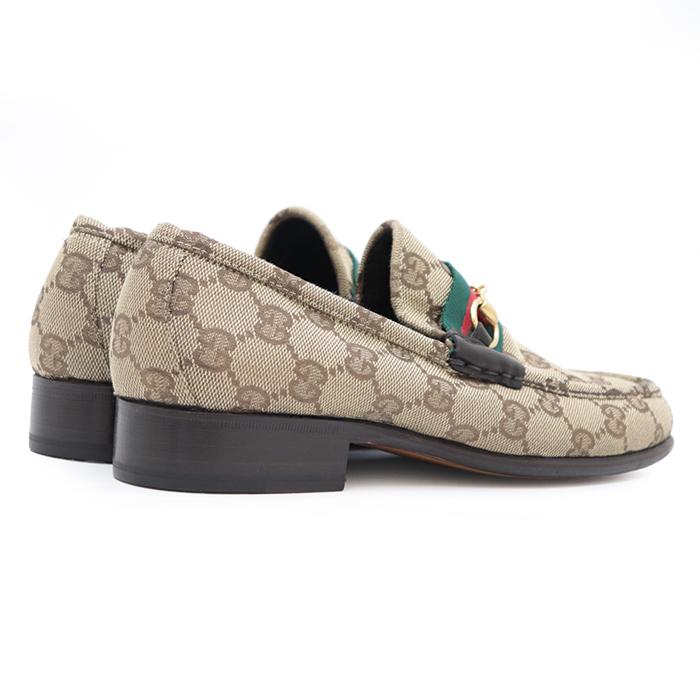 GUCCI ミュール キャンバス ホースビット GG柄 ポインテッド