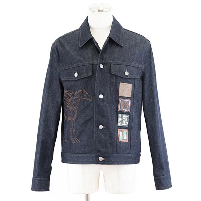 HERMES 【未使用】エルメス 23SS アイコン オ カレ 日本製デニム