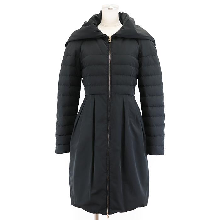 【美品】フェラガモ  キルティング　ダウンコート　コート 美品】サルヴァトーレフェラガモ ガンチーニ ジップアップ