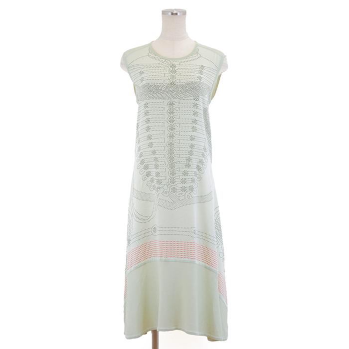 ★HERMES★Brandebourgs★ツイルレーヌ★ワンピース ☆HERMES☆Brandebourgs☆ツイルレーヌ☆ワンピース