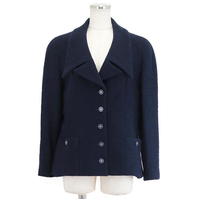 シャネルCHANELジャケットヴィンテージ94年ココボタン