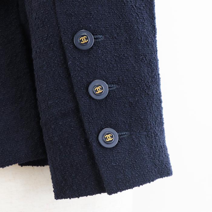 シャネル　CHANEL　ジャケット　ヴィンテージ　94年　ココボタン シャネル CHANEL ジャケット ヴィンテージ 94年 ココボタン
