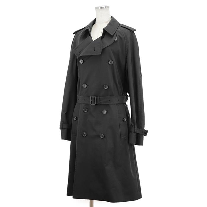 GUCCI ブラック モッズコート MADE IN ITALY製 GUCCI ベルベットPコート ブラック 48サイズ