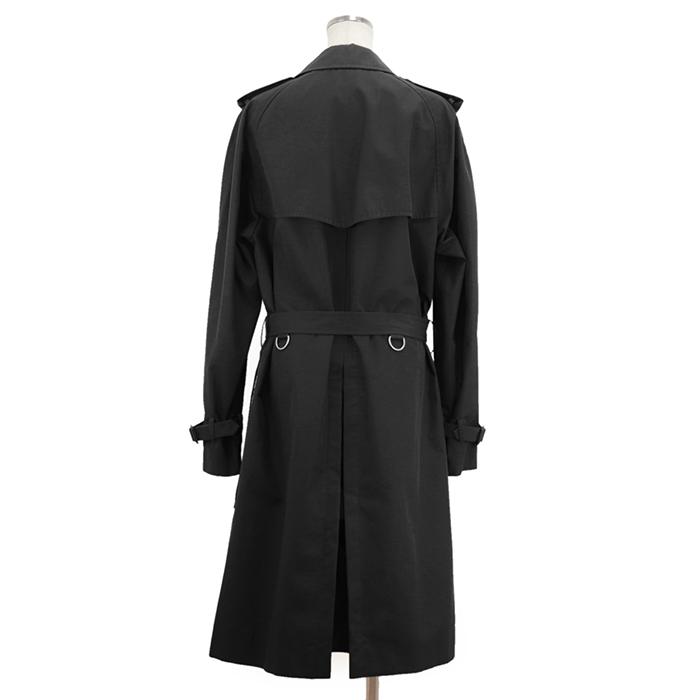 GUCCI 黒 ダブルブレスト トレンチコート GUCCI 【美品】グッチ フラワーライニング トレンチ コート
