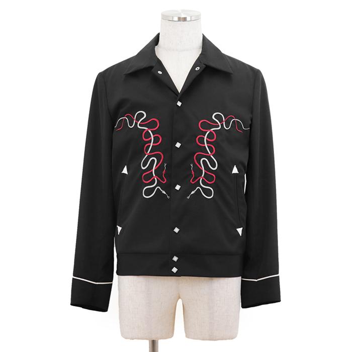 WACKO MARIA 【美品】ワコマリア ×ウルフズヘッド 2018年製 蛇 刺繍  