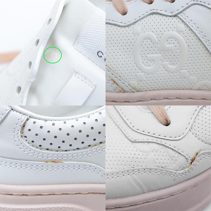 【お値下げ】gucci グッチGGエンボス ローカット スニーカー 37 1/2 お値下げ】gucci グッチGGエンボス ローカット スニーカー 37 1